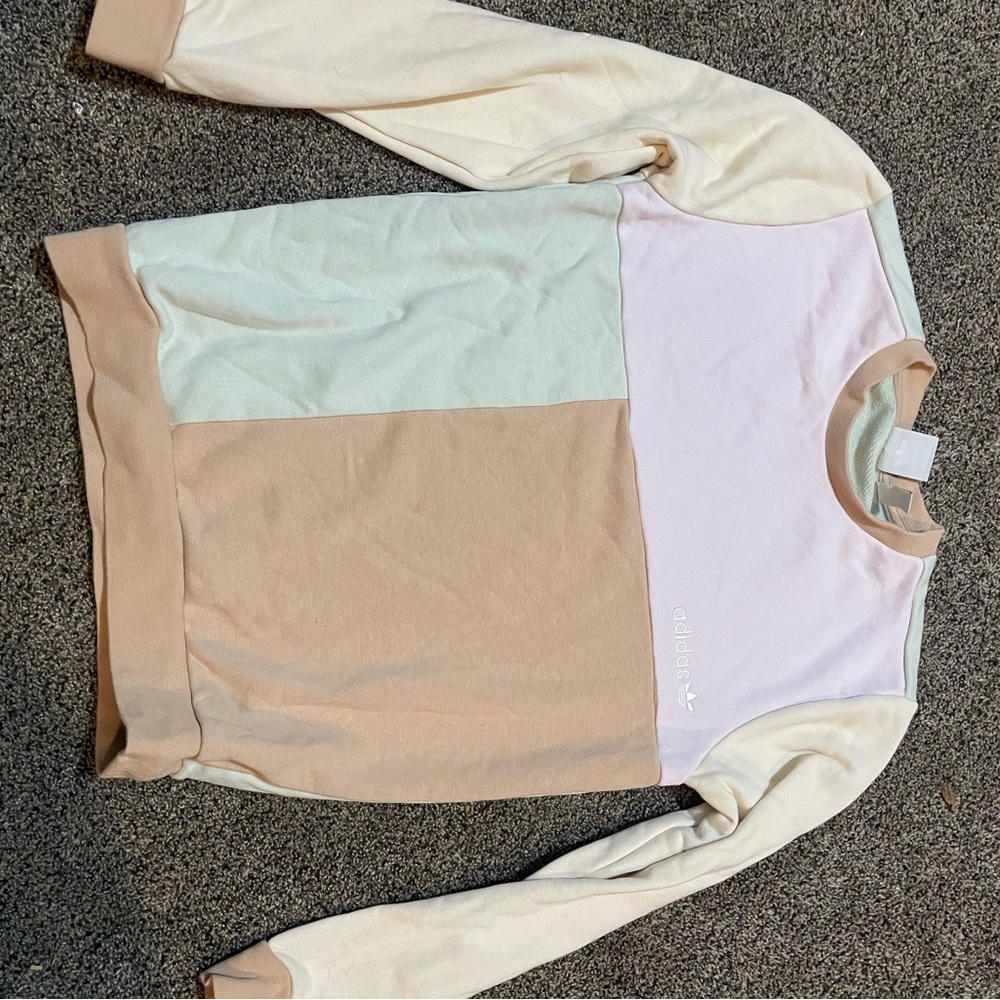 Adidas Pastel Block Crewneck